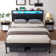 Haja Bed Frame with 2-Tier Storage Headboard & LED Light