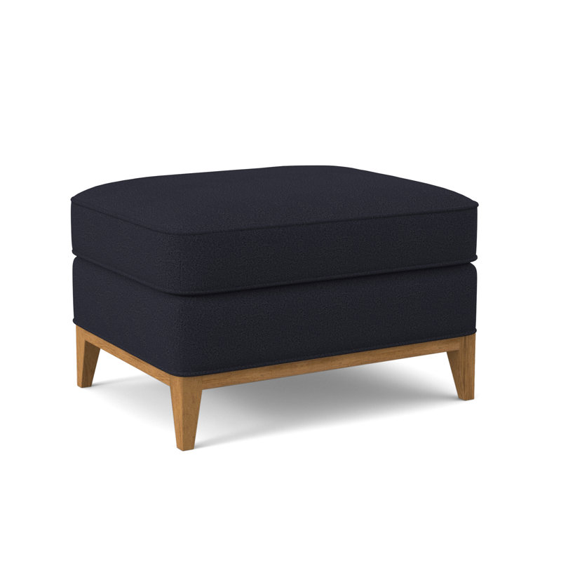 Repose-pieds Sonoma, Ambre, 100% polyester bleu marine de Venise