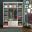Anae 4 Door Manufactured Wood Wardrobe