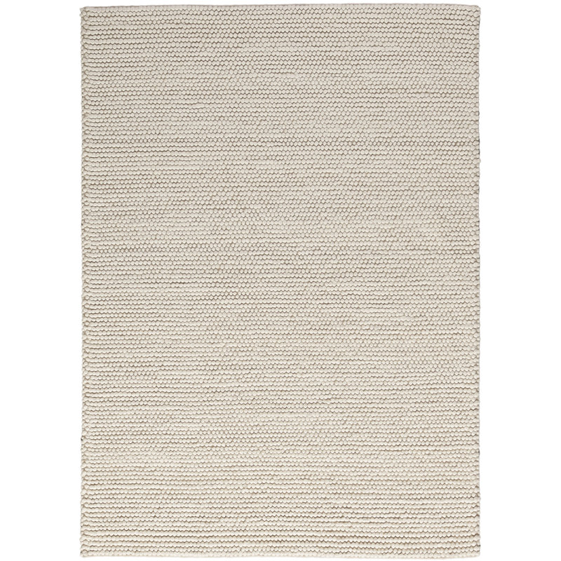 DKNY Pure Knots 5'3" x 7'3" Ivory Modern Indoor Rug, Rectangle 5'3" x 7'3", Ivory