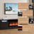 70" TV Stand with Storage Cabinets, Modern Wooden Entertainment Center-1103697154