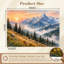 Papier peint adhésif auto-adhésif à peler et coller Misty Mountain Foggy Forest