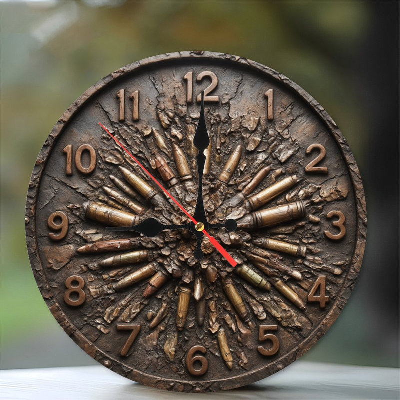Horloge avec explosion de balle