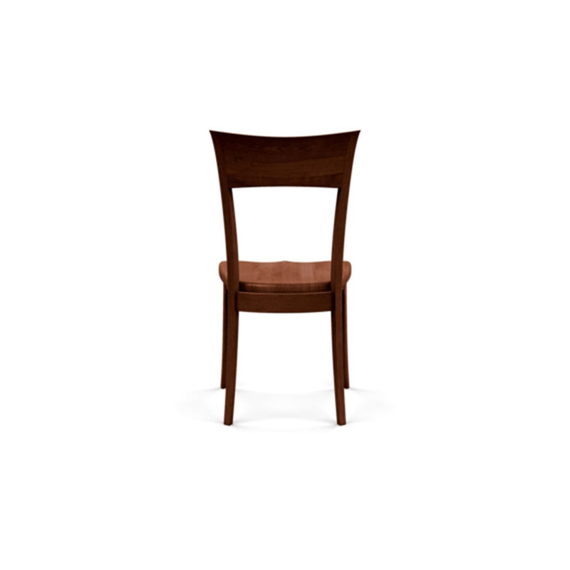 Ingrid Wood Seat Side Chair, Cognac Cherry