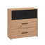 Carnstroan 128.5cm W Bilaminate Chipboard Bedside Table