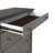 California King Mantle Storage Bed, Dresser & Mirror, Chest, Two Nightstand Bedroom Set-124378566