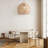 Santana Rattan Pendant Light - Natural Dome 1-Light Polished Handwoven Adjustable Light Fixture For Kitchen, Dining Room or Living Room in Modern, Country, Farmhouse & Boho Style-1230666202
