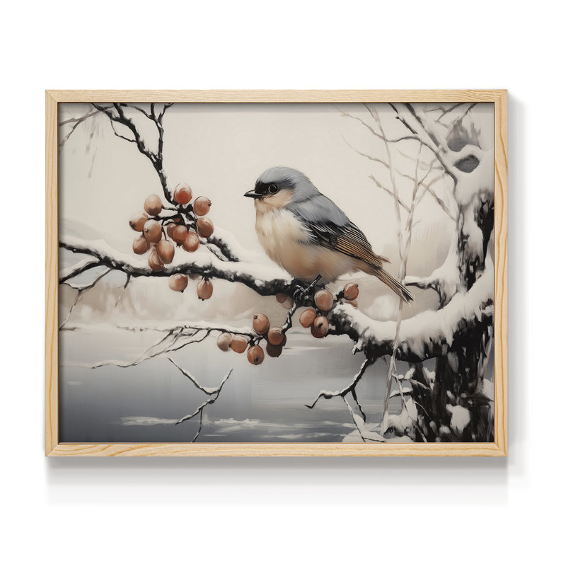 Art de Noël - DCCCLV - Reproduction encadrée - Restickable, H 8 po x l 10 po, Naturel