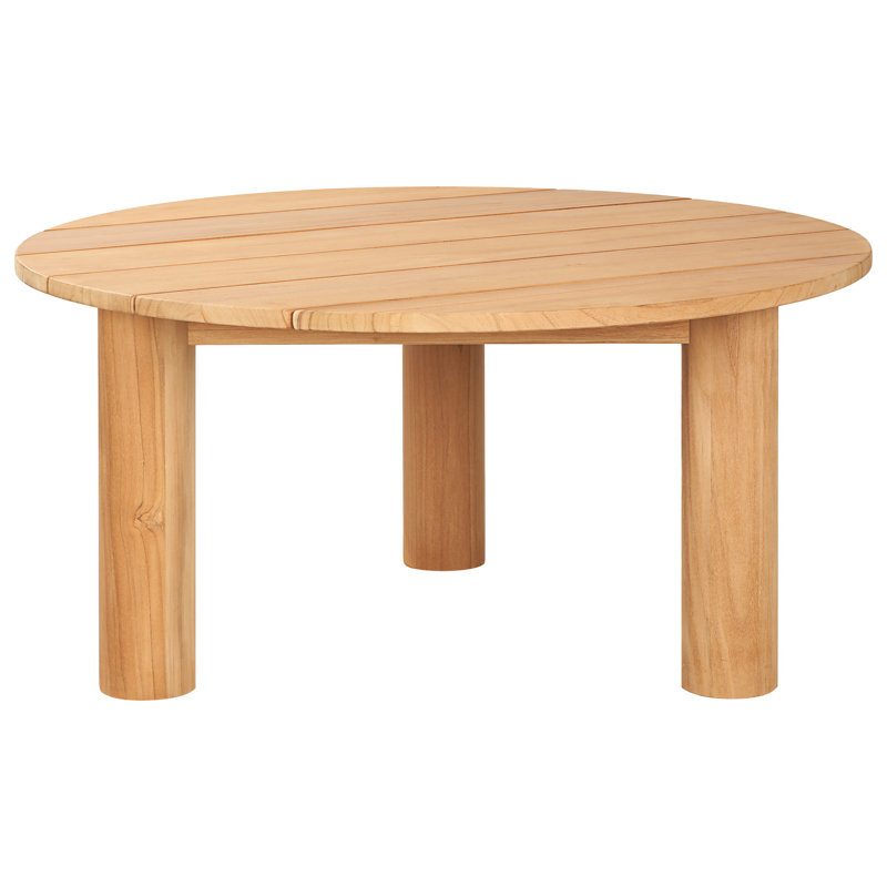 Rudolph Round Teak Outdoor Coffee Table