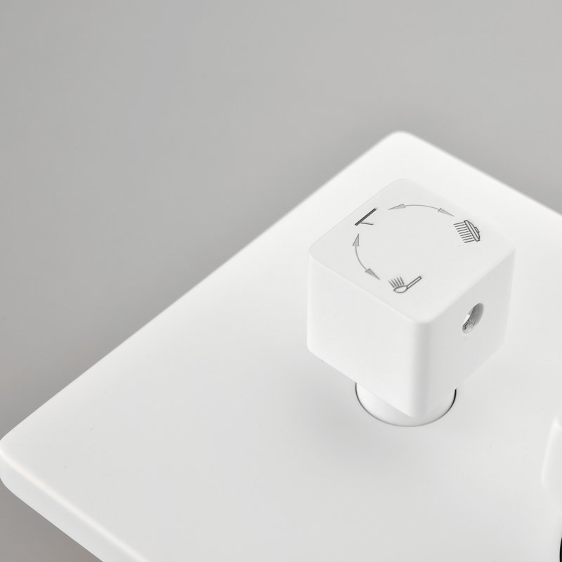 Ensemble de robinet de douche cascade avec valve brute