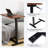 Home Furniture Set, C-Shaped Mobile Side Table Equiped Small Chair End Table, Laptop Tray