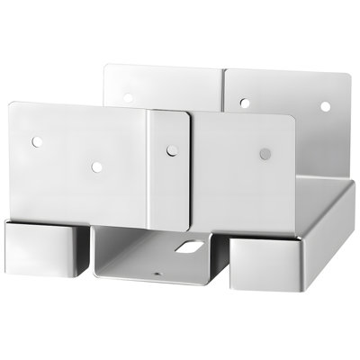10 Pcs 6x6 Post Base Bracket Post Anchor for Concrete Inner Size 5.49x5.57 in