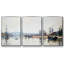La seine sous Rouen, 1872 3 pièces-354247671-354247670