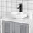 23.5'' W x 23.5'' H x 11.75'' D Free-Standing Bathroom Cabinet,Pedestal Under Sink Bathroom Cupboard with  Adjustable Shelves-370337683