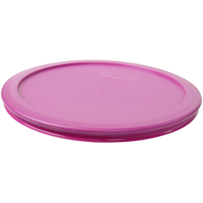 Pyrex (2) 7203 7-Cup Glass Bowls & (2) 7402-PC 6/7, Rose