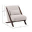 Wesson Boucle Fabric Occasional Chair, Cream