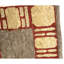 Hand Knotted Wool Area Rug in Red