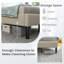 Lit plateforme tapissier Lynnie