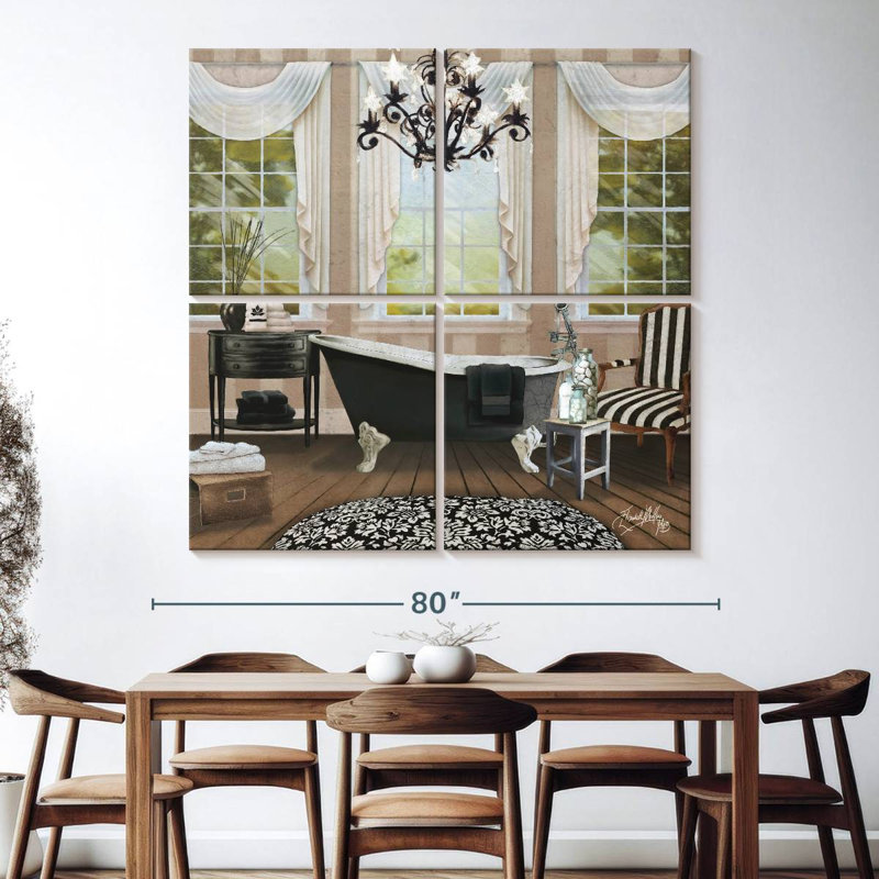 Kerrick Chandelier Bath I, 74" H x 74" W