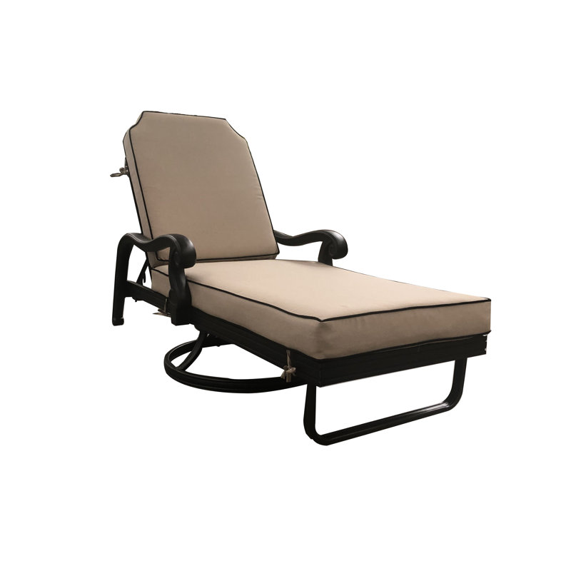 Outdoor Metal Chaise Lounge