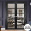Portes en bois noir Quadro-75674830