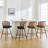 Cane Back Swivel Upholstered Stool-310099296-310099302-323371339