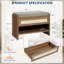 Coussin en lin caramel 31 pouces