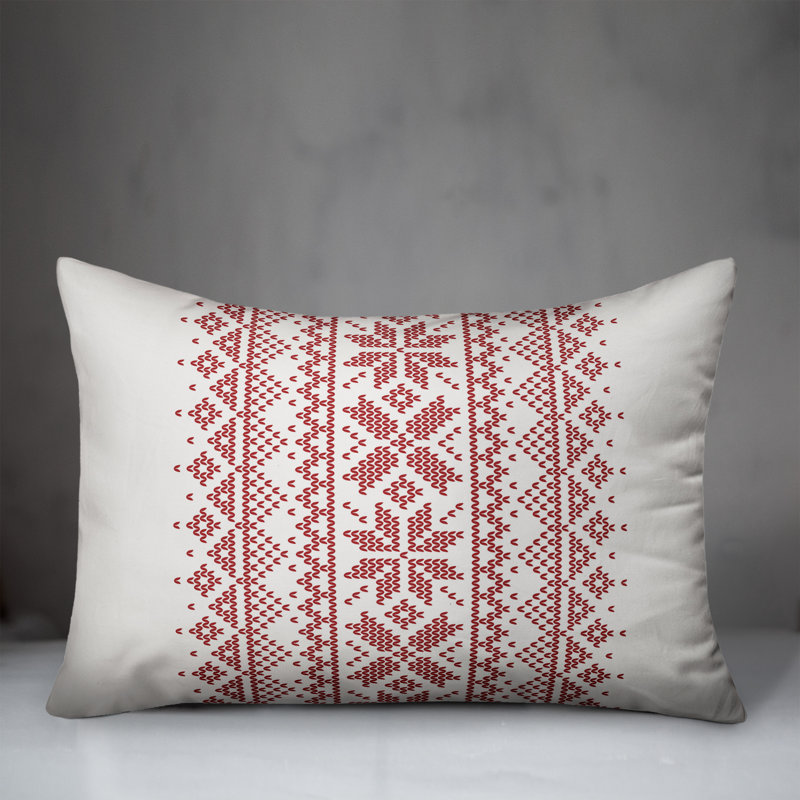 Coussin Knit Snowflakes