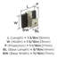 1-3/8" Length Square Knob-82617188