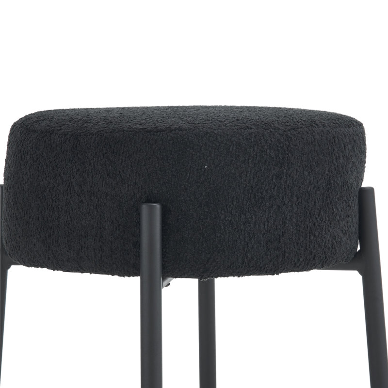Tabouret de comptoir 24 Fawzi, Noir