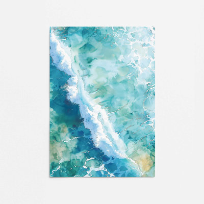 «Ocean Veins Aérien», impression roulée