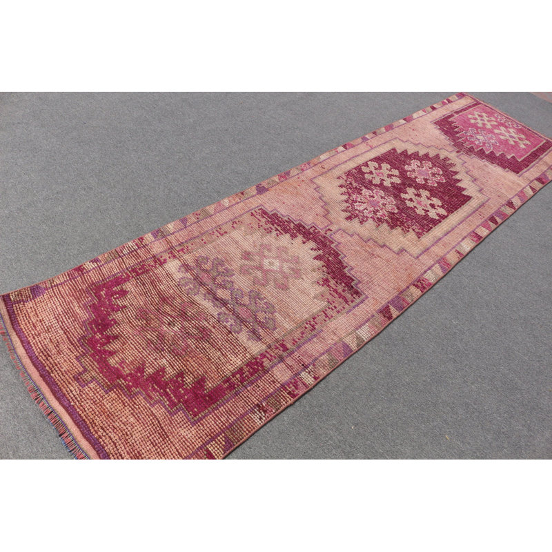 Tapis de couloir turc fait à la main rehaussant votre couloir avec un décor rétro anatolien et bohémien