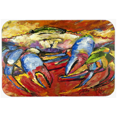in Red Background Glass Cutting Board