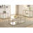 Doral End Table with Mirror Shelf
