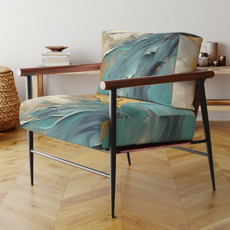 Fauteuil d'appoint Creel, Noir, noir, noir, noir
