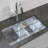 Cantrio KSS-3218-1-DBL 32 inch 18-Gauge 304 Stainless Steel Undermount Double Kitchen Sink