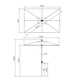 Olivier 116.7'' Outdoor Umbrella