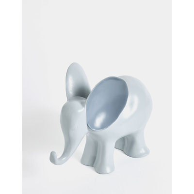 Hand-Painted Elephant Decorative Object
