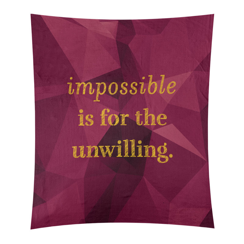 Tapisserie quote-en polyester en faux gemme, H 60 po x l 51 po, Spinelle / or