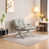 Cream Faux Leather