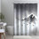 Shower Curtain LA163 – Polyester Shower Curtain, Dye Sublimation Print, 71" W × 74" L