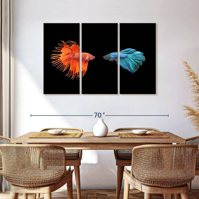 Brampt Betta Fish Meet, 36" H x 57" W