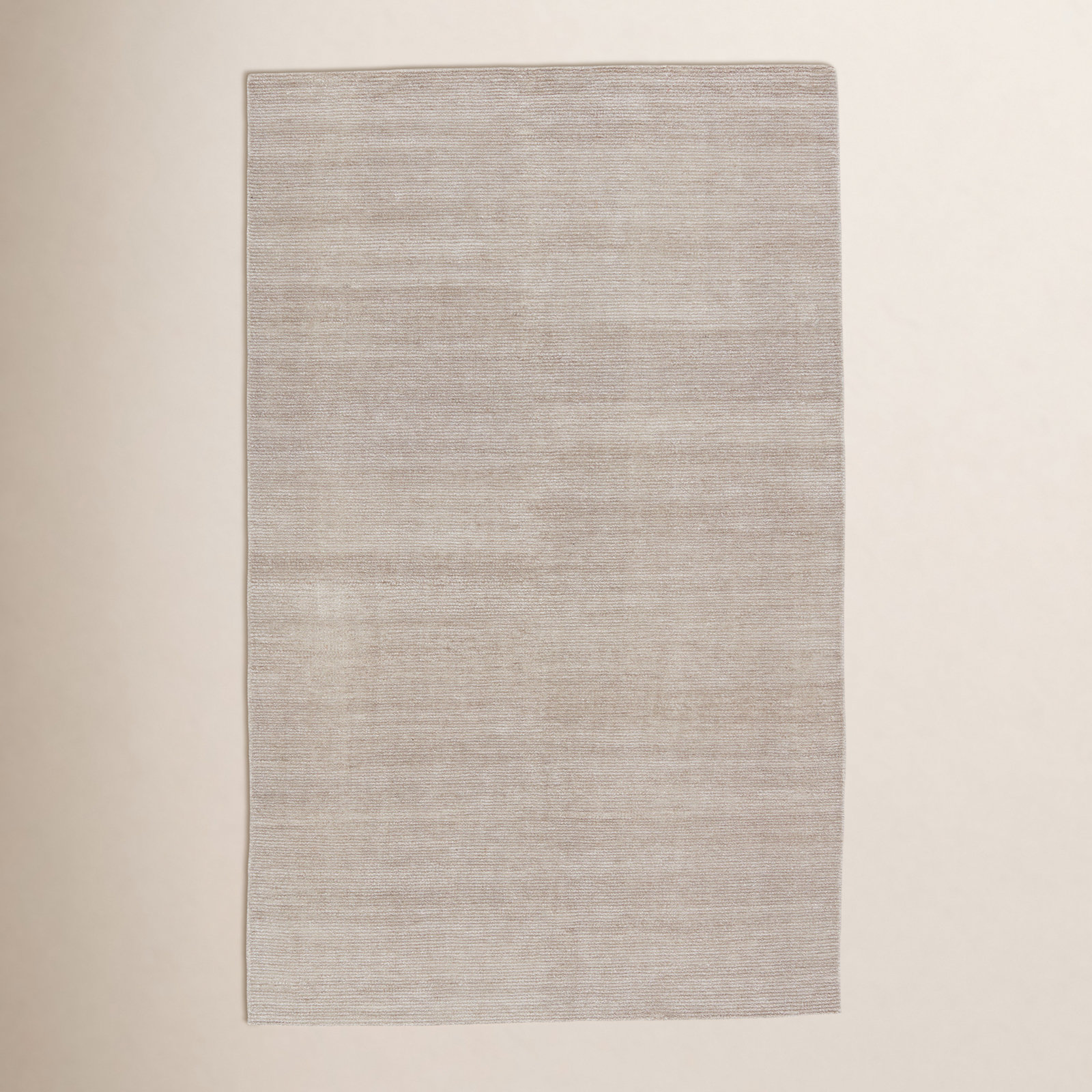 Brynn Light Taupe Hand-Woven Outdoor Rug, Rectangle 6' x 9'