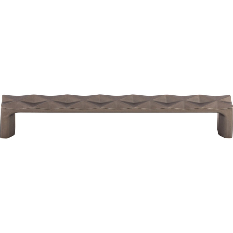 Quilted Bar pull, Ash Gray, 6 5/16" Center to Center
