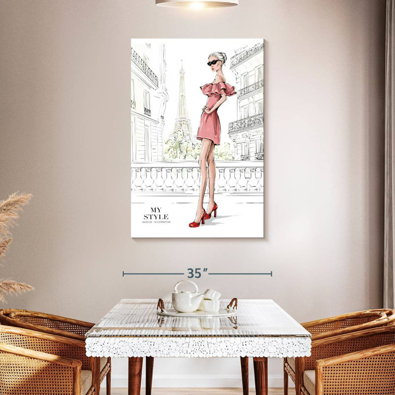 Shuttleworth Paris Fashion, H 48 po x l 32 po