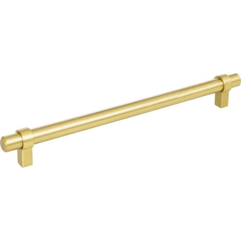 Key Grande Bar Pull, Brushed Gold, 8 13/16"