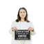 Coffee Lover 8 Inch x 12 Inch Plastic Sign