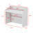 Rectangle Manufactured Wood Reception Desk