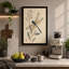 Dragonfly and Seedpod Japandi - Wrapped Canvas-554378344-554378348
