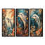 Danse du dauphin au-dessus d'un corail I - Collection de décorations murales modernes-1942872304-1942872307-1942872314